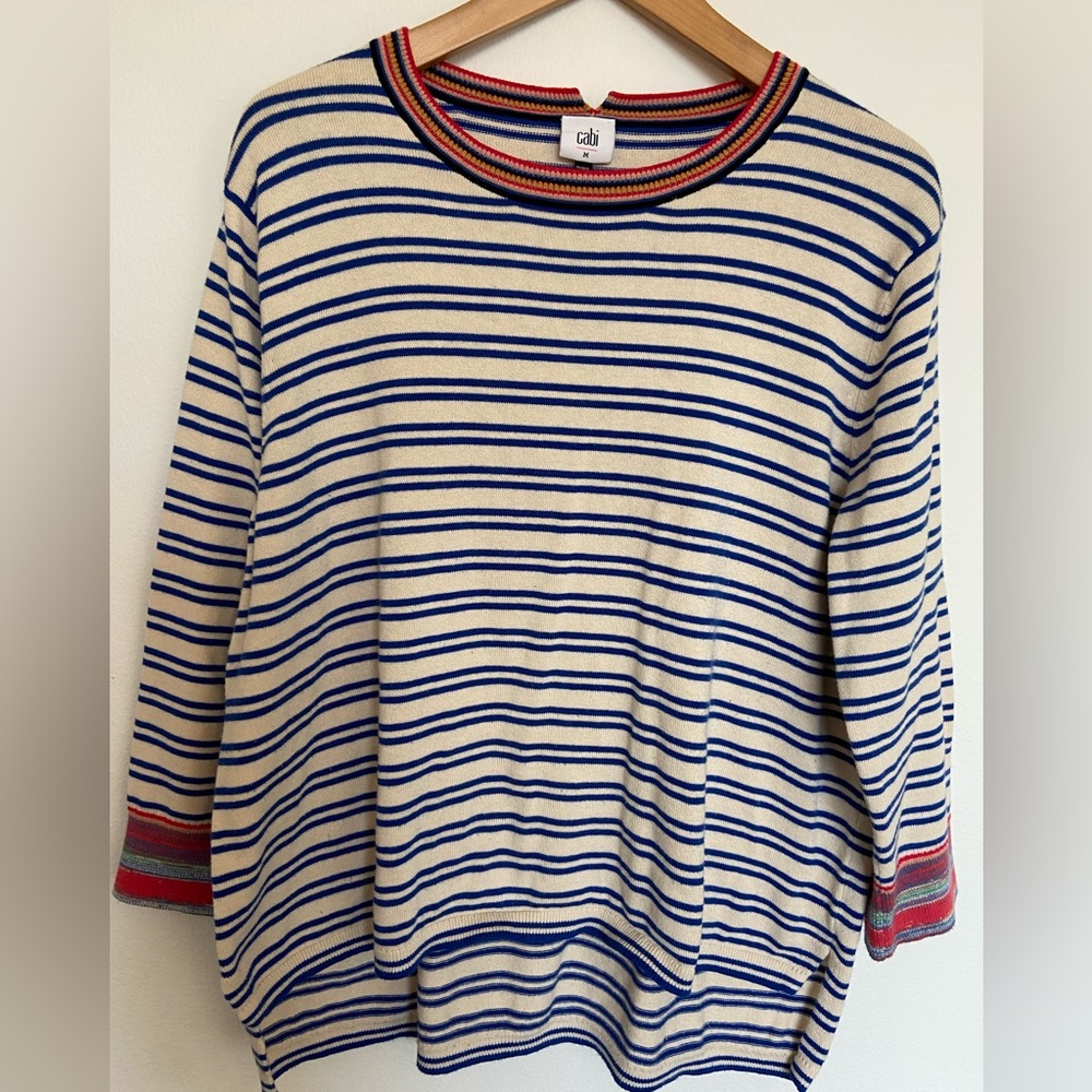 Cabi Striped Sweater - M